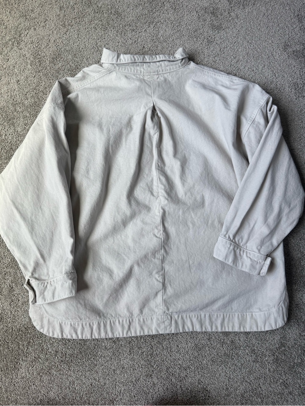 OZMA Marais Shirt Jacket in Stucco - Picture 3 of 7